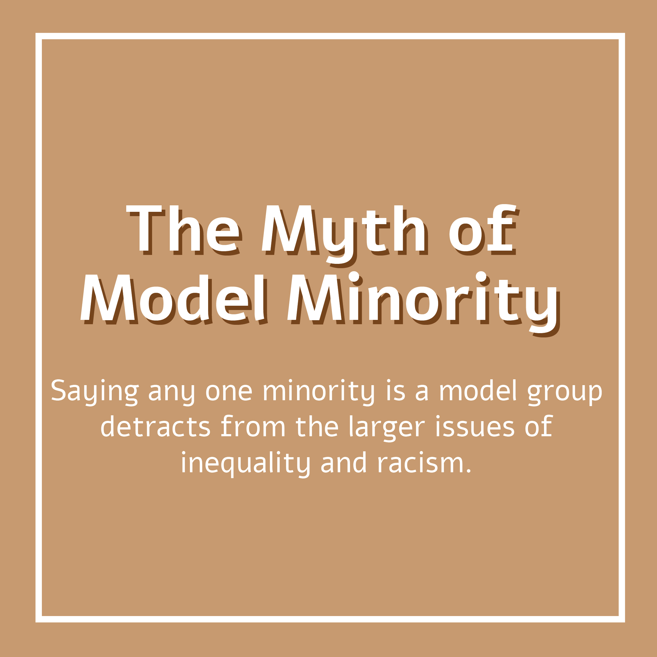 The Myth of Model Minority